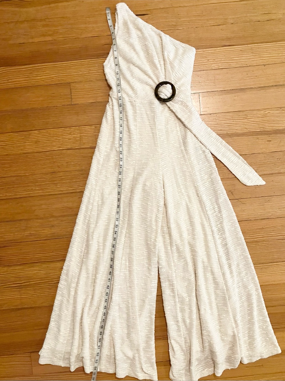 NWOT Shona Joy Ortiz Jumpsuit in Cream Sz 2 - Picture 7 of 15
